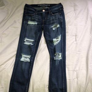 American Eagle Super Stretch, super low Jeggings